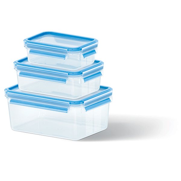 Lot De 5 Boîtes De Conservation EMSA OneClick - Hermétiques, Gardent La Fraîcheur 2x Plus Longtemps